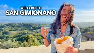 A Day in San Gimignano Italy 🇮🇹 San Gimignano Travel Guide and Walking Tour [upl. by Charters]