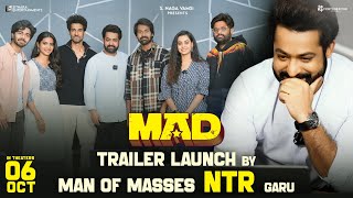 MAD Theatrical Trailer Launch by MAN OF MASSES Jr NTR  Oct 6th Release [upl. by Rehptsirhc]