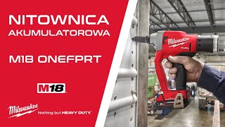 MILWAUKEE M18 ONEFPRT Nitownica akumulatorowa FUEL™ w systemie ONEKEY™ [upl. by Lane]