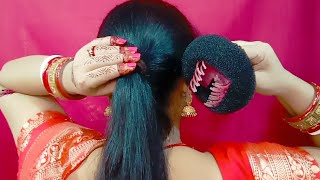 मिनट में बनने वाली स्पेशल Wedding Juda Hairstyle बिल्कुल अनोखा और नया तरीका 🧿 [upl. by Attenat44]