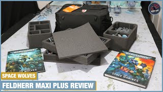 HOW TO SAFELY TRANSPORT YOUR MINIATURES  Feldherr Maxi Plus Space Marines Review  Foam Army Cases [upl. by Yahsel598]