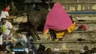 Raging Bull Bull fighting goes wrong in Spain [upl. by Atimad465]