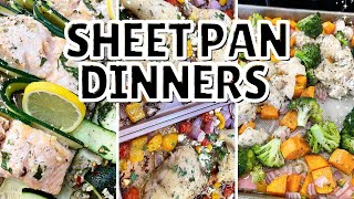 Sheet Pan Dinners That are Healthy  Delicious Sheet Pan Meals [upl. by Aicnarf]