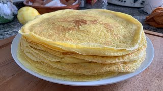 Filloas receta tradicional gallega [upl. by Avilo]