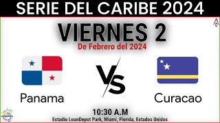 Panamá Vs Curazao  Serie del Caribe 2024  Miami [upl. by Lacie]