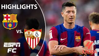 FINAL MATCH 🔥 Barcelona vs Sevilla  LALIGA Highlights  ESPN FC [upl. by Eenej]