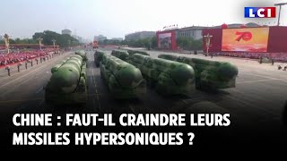 Chine  fautil craindre leurs missiles hypersoniques [upl. by Kcolttam]