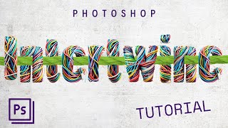 How To Intertwine And Overlap With Photoshop  Detailed Tutorial [upl. by Klarika]