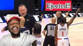 COACH GOT EJECTED  Denver Nuggets vs Los Angeles Clippers  Reaction [upl. by Lesirg497]