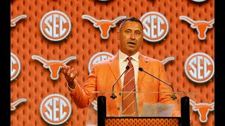 2024 SEC Media Days Texas Head Coach Steve Sarkisian Press Conference [upl. by Brill]