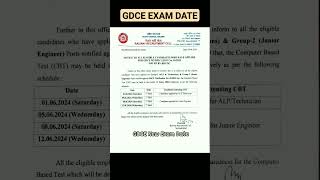 RRC GDCE 2024 Exam date Release official Notification  RRC GDCE Exam Shedule Shift Wise June2024 [upl. by Lebasy]