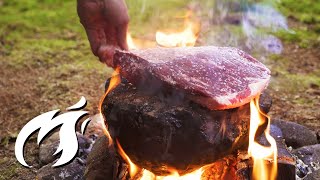 Tafelspitz vom Feuerstein im Wald gegrillt ASMR 🔥🔥🔥 [upl. by Menken820]