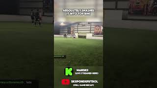 SMASH the Ball into the TOP CORNER Every Time soccershorts football [upl. by Eneg]