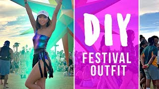 DIY Festival Outfit  Coachella 2018 [upl. by Nibuz]