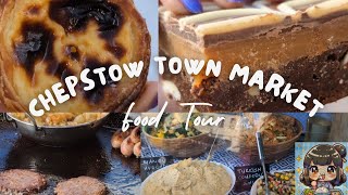 Why you should visit Chepstow FOOD TOUR amp Everything I Ate  Chepstow Market [upl. by Adianes711]