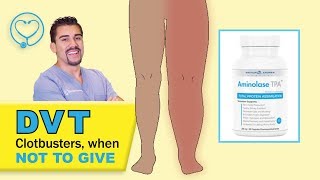 Pharmacology Animation DVT Deep Vein Thrombosis Clot Busters TPA vs Streptokinase NCLEX RN rev [upl. by Skyla]