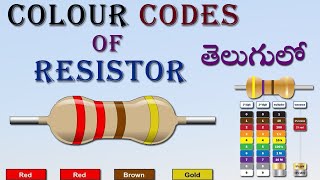 Resistor Color Code in TELUGU [upl. by Aleel]