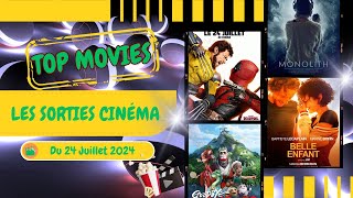 Les Sorties au Cinéma du 24 juillet 2024 [upl. by Zeuqirdor]