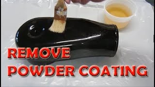 How to remove powder coating with diy stripper [upl. by Wylma]