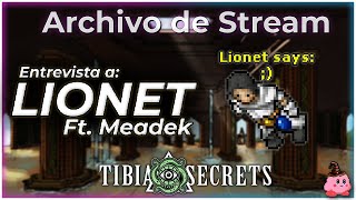 Entrevista a LIONET Empleado de CipSoft 😱 Creador de la QUEST DEL CUBO 😳 Ft Meadek [upl. by Kcirderf146]