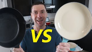 Cast Iron vs Enameled Cast Iron  Which is Better For You [upl. by Tatianas]