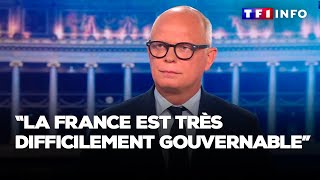 Édouard Philippe invité du 20H de TF1  quotLa France est très difficilement gouvernablequot [upl. by Salguod642]