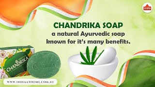 Chandrika Soap Uses and Benefits  India At Home [upl. by Ainerol]