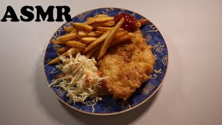 FISH amp CHIPS amp COLESLAW ASMR MUKBANG [upl. by Lenci639]