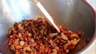 Sweet Salty Spicy Nuts  Candied Party Nuts  Roasted Mixed Nuts [upl. by Josefina]