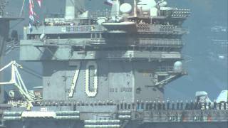 2011 Fleet Week San Francisco  USS Carl Vinson CVN70 [upl. by Ridan216]