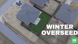 Wares Winter Overseed Drone Footage [upl. by Furlani1]