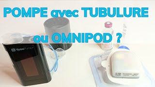 Pompe à insuline  Avec tubulure ypsomed ou sans omnipod  Notre retour dexpérience [upl. by Honebein]