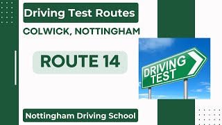 Colwick Driving Test Centre Nottingham  Driving Test Routes Route 14 [upl. by Munroe]