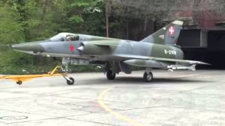 Alarmstart Mirage III RS Mirage Vereinigung Buochs [upl. by Vedis]