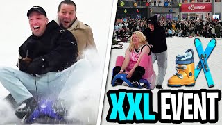 XXL WEIHNACHTSSTREAM😂🎄 Rodeln Human Bowling amp Wichteln  MontanaBlack Highlights [upl. by Charita]