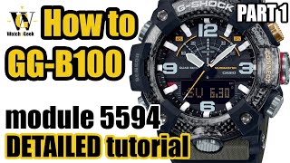 GGB100  module 5594  part 1 tutorial on how to setup and use ALL the regular functions [upl. by Atorod]