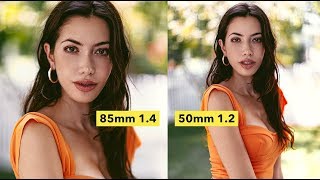 50mm 12 vs 85mm 14 Comparison [upl. by Forcier]