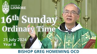 Catholic Mass Today 16th Sunday Ordinary Time 21 July 2024 Bishop Greg Homeming Lismore Australia [upl. by Colbert276]