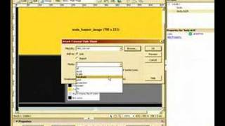 macromedia dreamweaver tutorial 9 [upl. by Aiam]