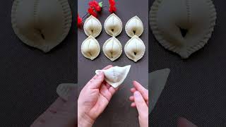 Easy Dumplings Folding dumplings viral food shorts trending [upl. by Camile]