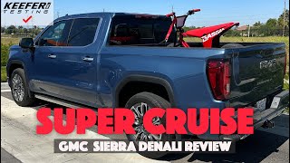 GMC Sierra Denali Ultimate Super Cruise Review [upl. by Llerat]