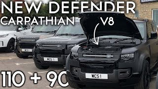 New Defender Carpathian V8 90  110 Most Expensive  Fastest REVIEW [upl. by Rednal]