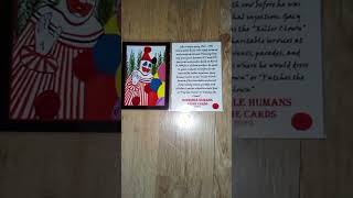 POGO THE CLOWN 🤡 JOHN WAYNE GACY TRUECRIME CARD pogotheclown johnwaynegacy clown [upl. by Mathe]