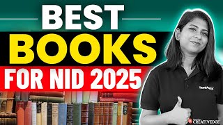 Best Books For NID 2025  NID Entrance Exam Preparation [upl. by Yenahteb]