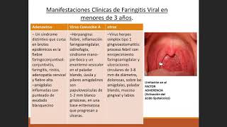 Pediatría  Faringoamigdalitis Aguda y Laringotraqueitis 11 [upl. by Ahsiuqal]