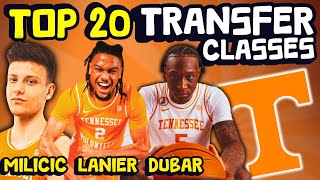 Meet The Transfers  Tennessee  Top 20 College Basketball Transfer Portal Class Rankings [upl. by Leffert]