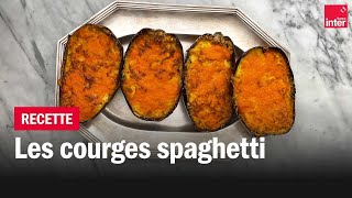 Les Courges spaghetti  Les recettes de FrançoisRégis Gaudry [upl. by Etireuqram94]