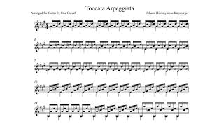 Johann Hieronymous Kapsberg  Toccata Arpeggiata  Score Video [upl. by Iniretake937]