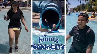 Knotts Soak City Water Park Summer 2024 Food Wave Pool Lazy River Water Slide [upl. by Audie]