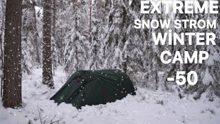 39C WINTER CAMPING IN THE WARMEST HOT TENT ON EARTH  ALONE OVERNIGHT  ASMR [upl. by Airyt]